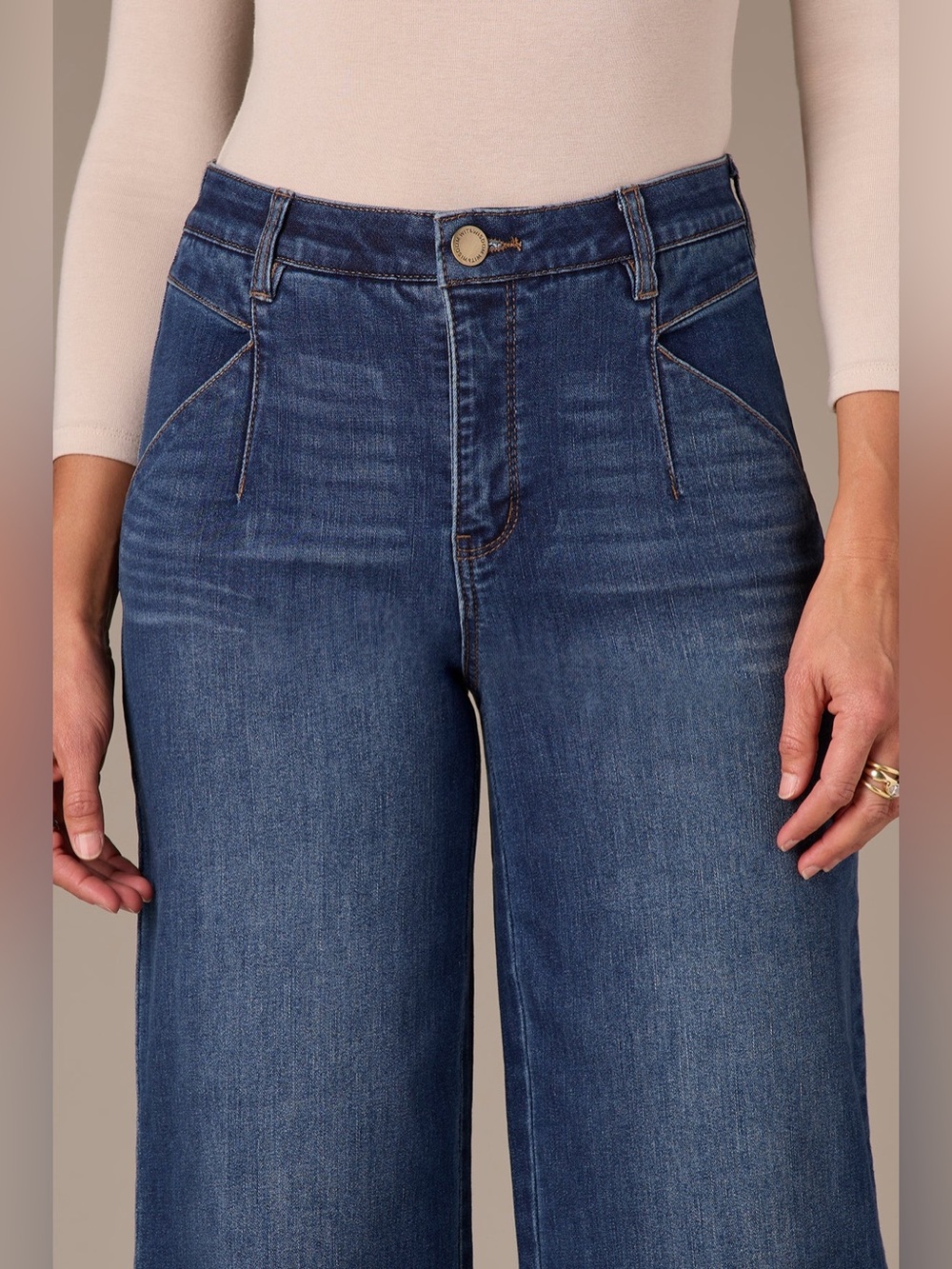 ❤️ Wit & Wisdom Medium/Dark Blue Wyatt Skyrise Jeans